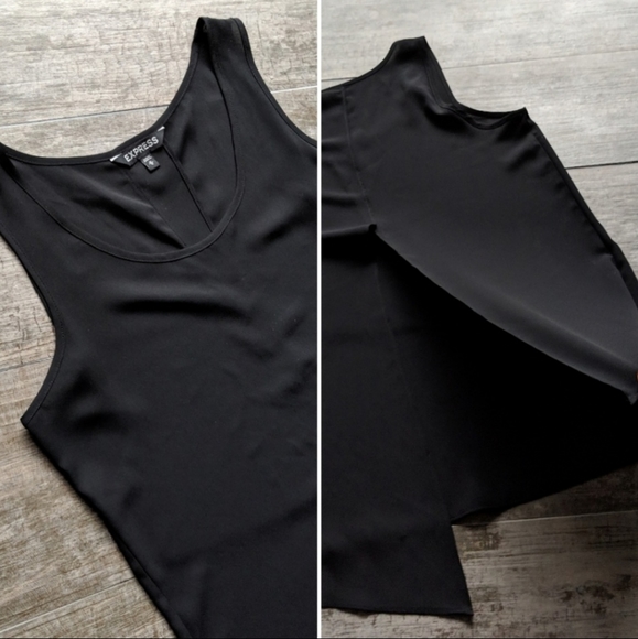 Express Tops - {EXPRESS} Open Back Tank